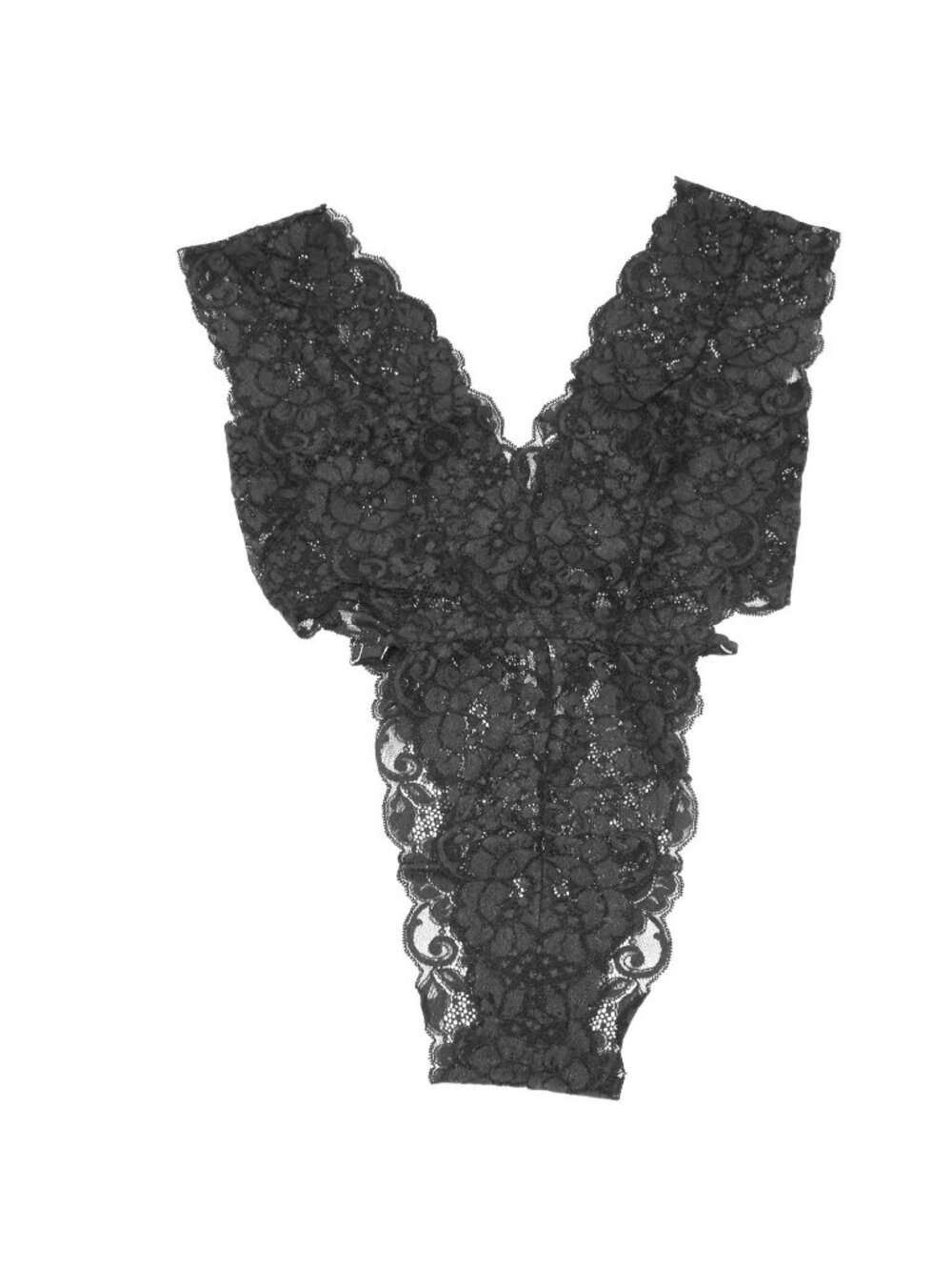 We are HAH Revolve Cut to the Chase Bodysuit Noir Black XS NWT #80202